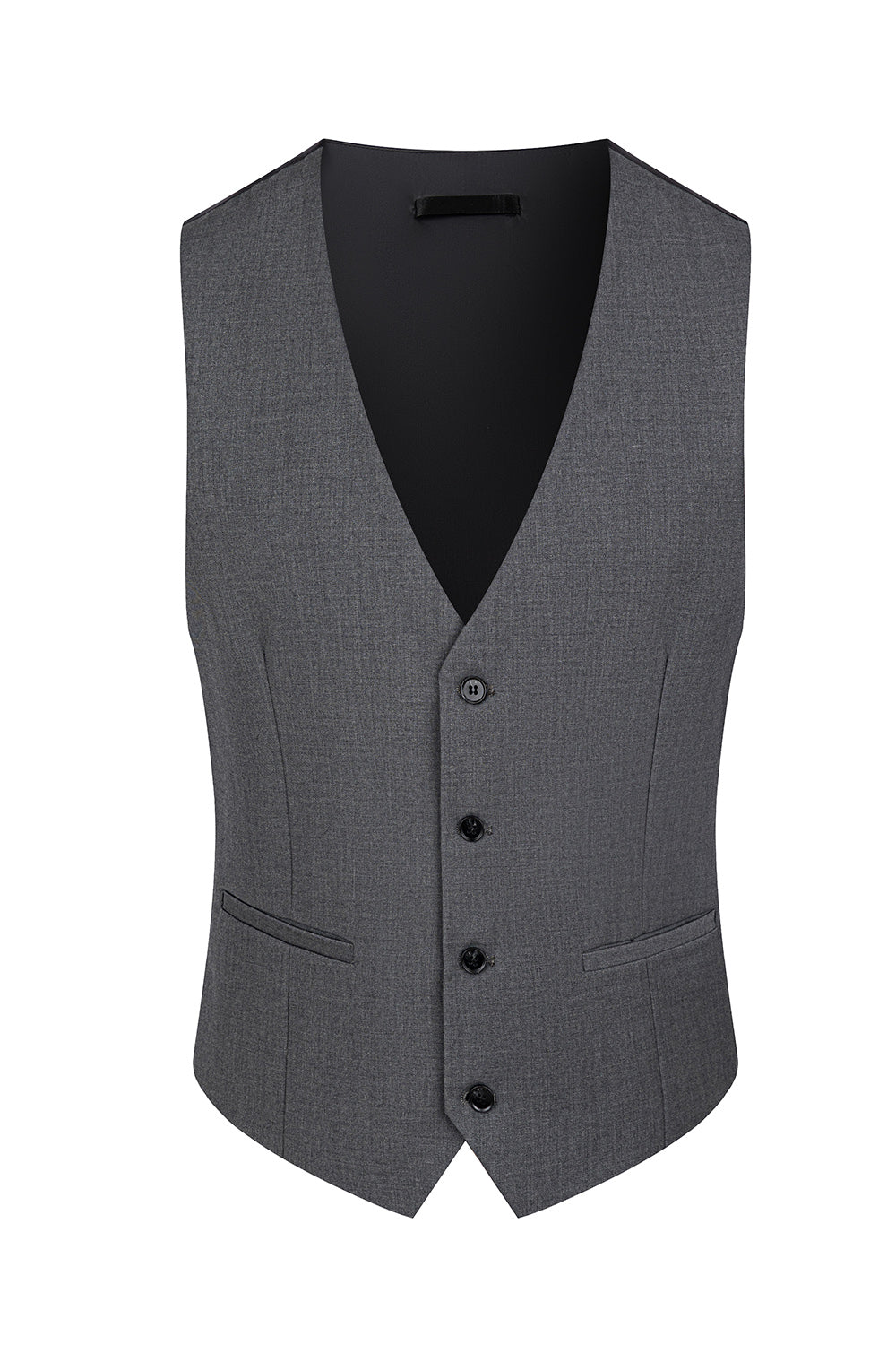 3 Piece Blue One Button Peak Lapel Men's Prom Suits