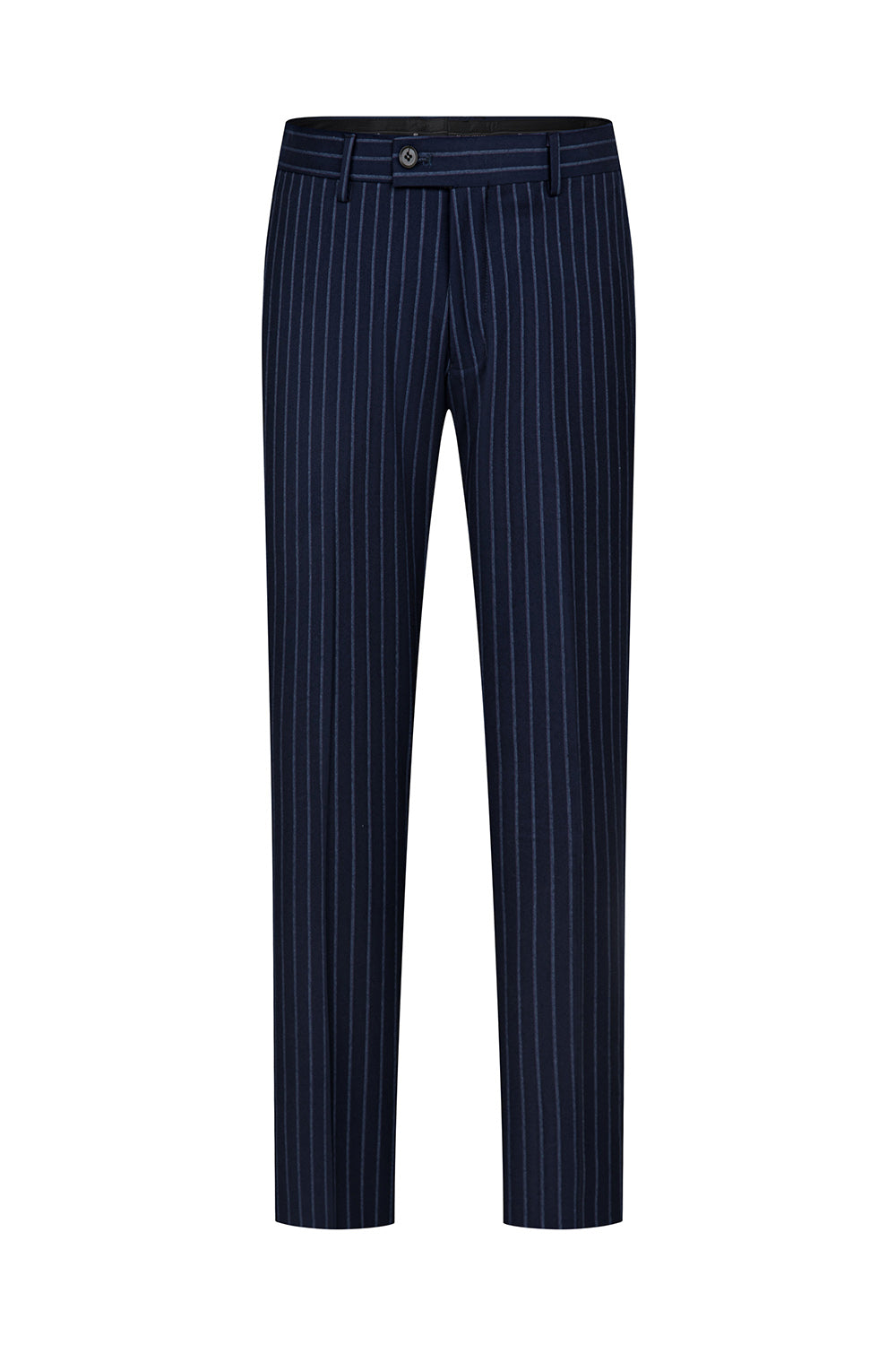 3 Piece Blue One Button Peak Lapel Men's Prom Suits