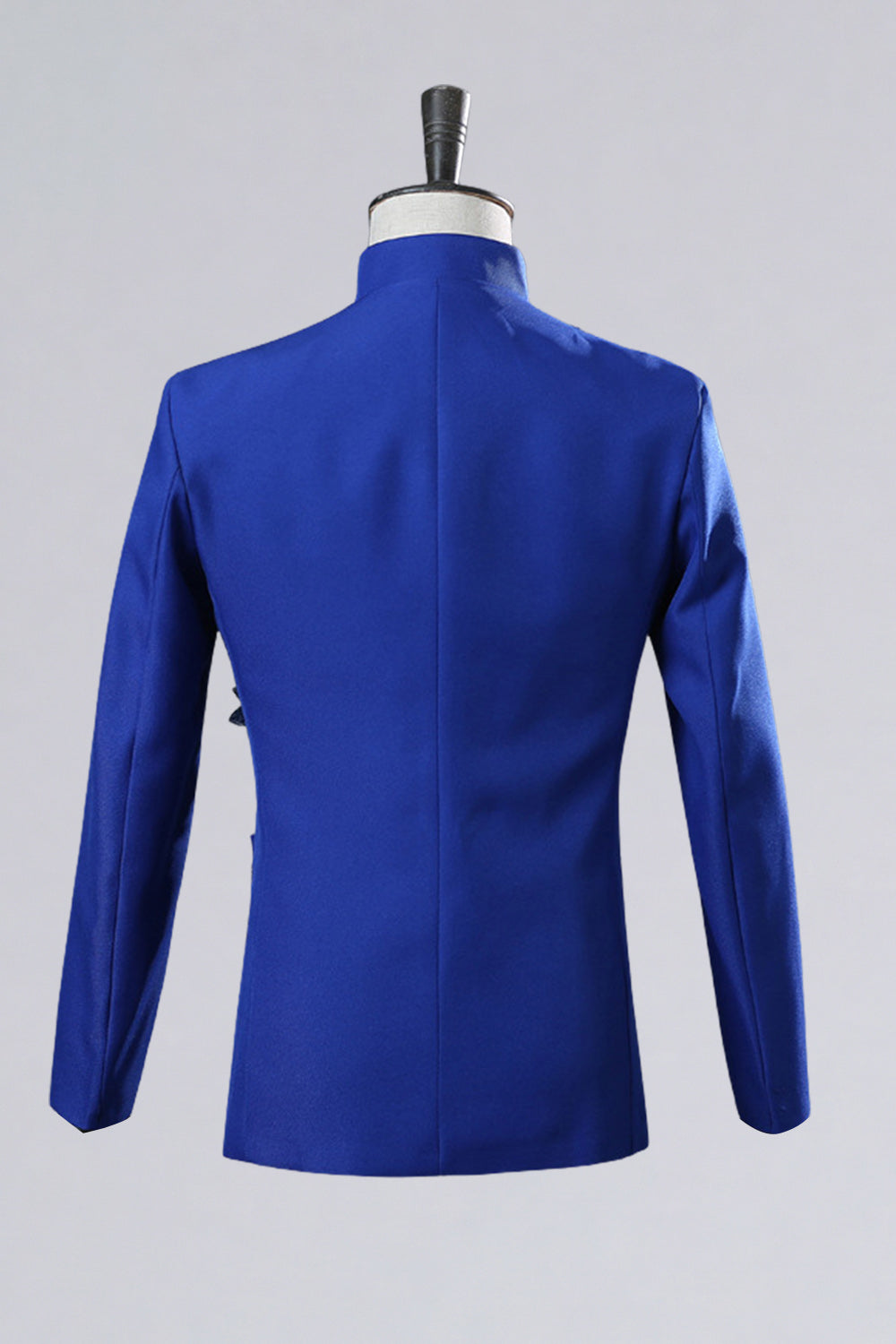 2 Piece Black Single Breasted Men's Prom Suits with Embroidery