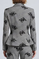 2 Piece Black and White Single Breasted Prom Suits